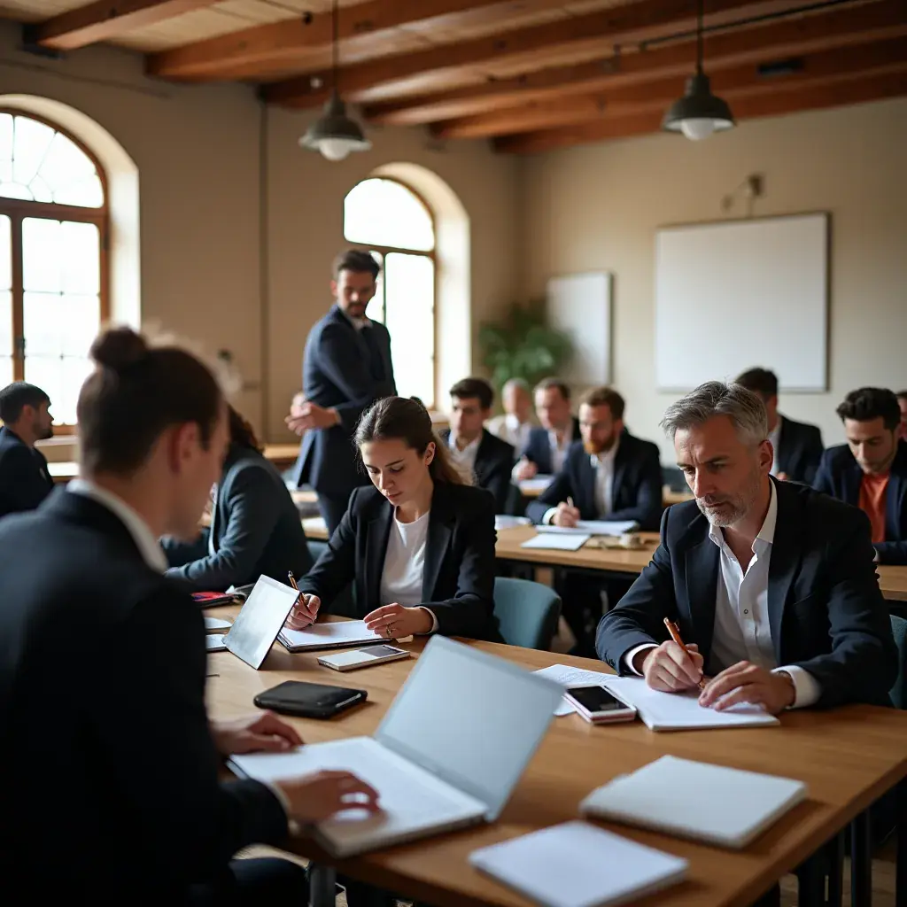 Professional team collaboration